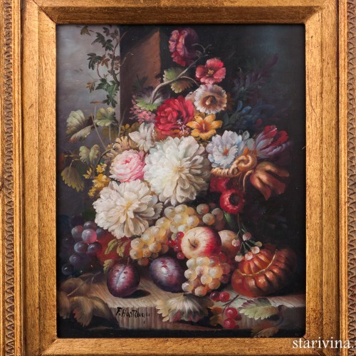 Натюрморт с пионами, Европа, сер. 20 в