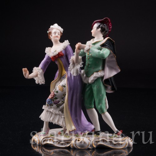 Мазурка, танцующая пара, Volkstedt, Германия, до 1935 г