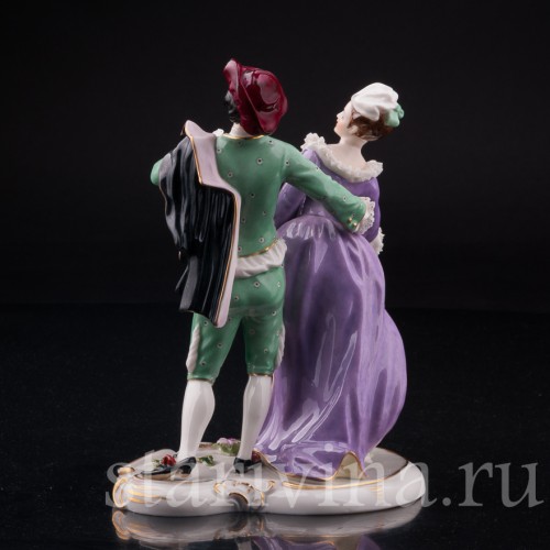 Мазурка, танцующая пара, Volkstedt, Германия, до 1935 г