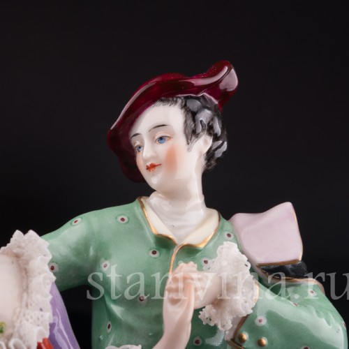 Мазурка, танцующая пара, Volkstedt, Германия, до 1935 г