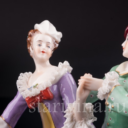 Мазурка, танцующая пара, Volkstedt, Германия, до 1935 г