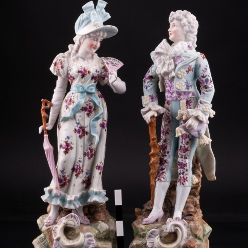 Пара на прогулке, Ernst Bohne Sohne, Германия, кон. 19 - нач. 20 вв