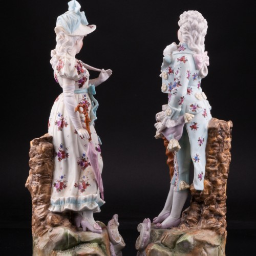 Пара на прогулке, Ernst Bohne Sohne, Германия, кон. 19 - нач. 20 вв