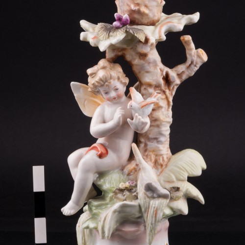 Фея с птичкой, подсвечник, Франция, сер. 20 в