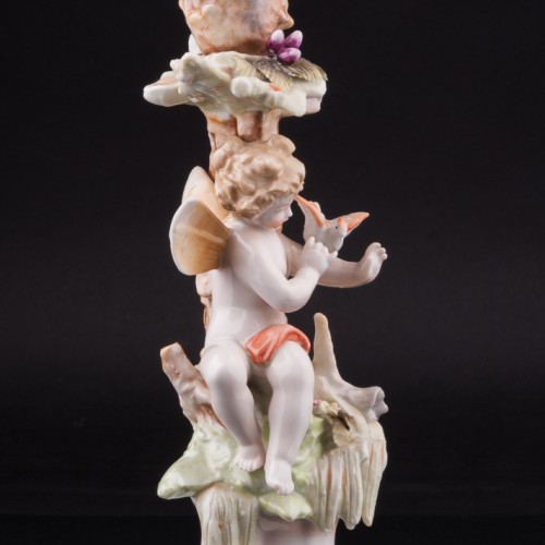 Фея с птичкой, подсвечник, Франция, сер. 20 в