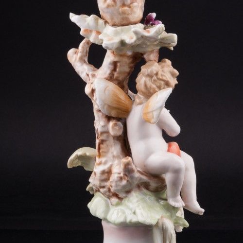 Фея с птичкой, подсвечник, Франция, сер. 20 в