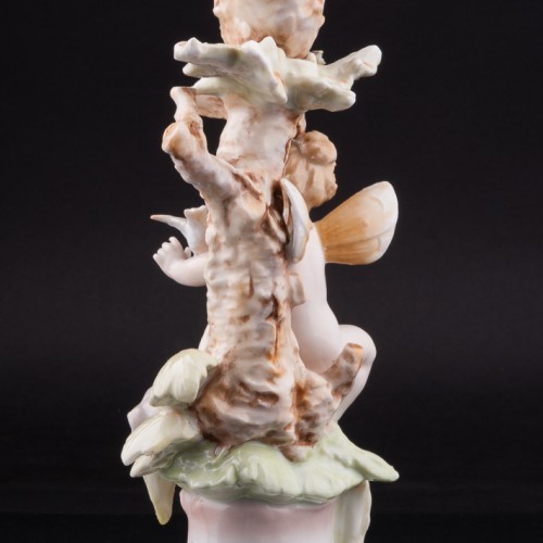 Фея с птичкой, подсвечник, Франция, сер. 20 в