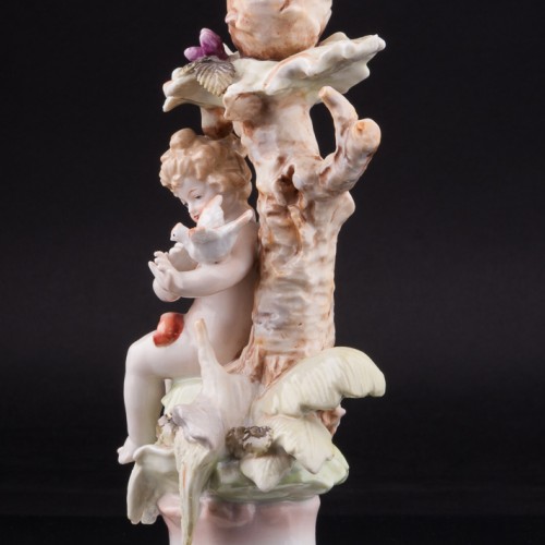 Фея с птичкой, подсвечник, Франция, сер. 20 в