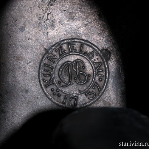 Оловянный кувшин для вина с рыцарем, Германия, 1737 г