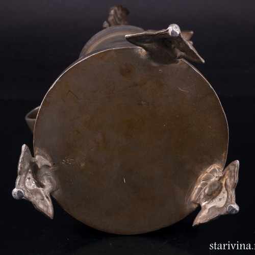 Оловянный кувшин для вина с рыцарем, Германия, 1737 г