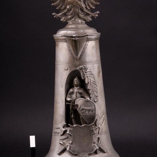 Оловянный кувшин для вина с рыцарем, Германия, 1737 г
