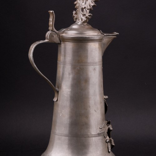 Оловянный кувшин для вина с рыцарем, Германия, 1737 г