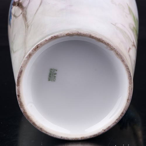 Ваза Птицы, Zeh, Scherzer & Co, Германия, 1880-1918 гг