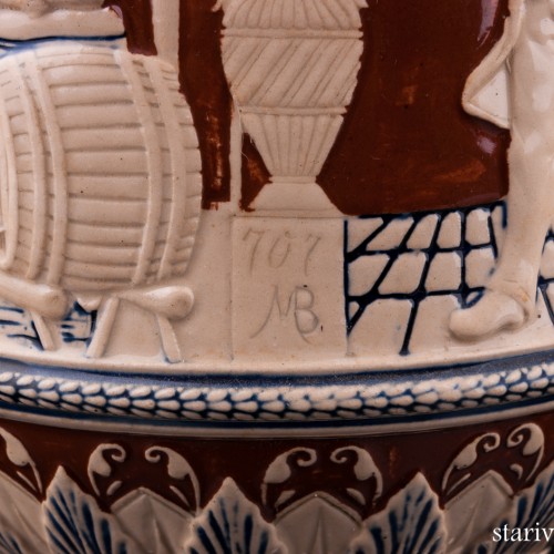 Кувшин с 4 кружками, Reinhold Merkelbach, Германия, 1890-1900 гг