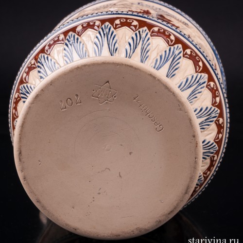 Кувшин с 4 кружками, Reinhold Merkelbach, Германия, 1890-1900 гг