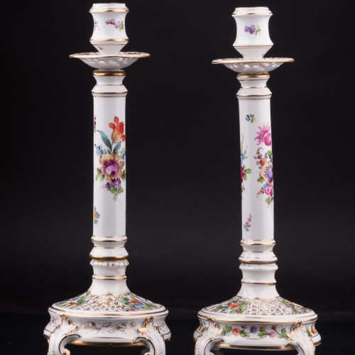 Два подсвечника, Carl Thieme, Германия, пер. пол. 20 в