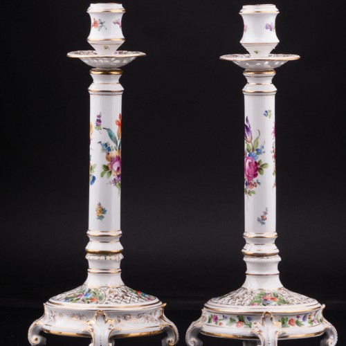 Два подсвечника, Carl Thieme, Германия, пер. пол. 20 в