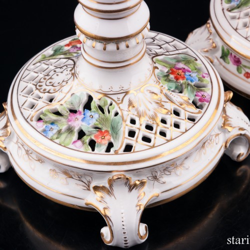 Два подсвечника, Carl Thieme, Германия, пер. пол. 20 в