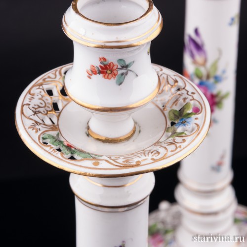 Два подсвечника, Carl Thieme, Германия, пер. пол. 20 в