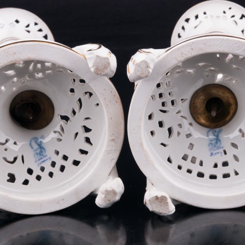 Два подсвечника, Carl Thieme, Германия, пер. пол. 20 в