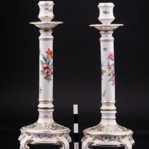 Два подсвечника, Carl Thieme, Германия, пер. пол. 20 в