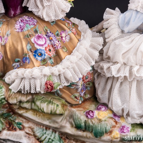 Императрица Евгения в Трианоне, кружевная, Volkstedt, Германия, сер. 20 в