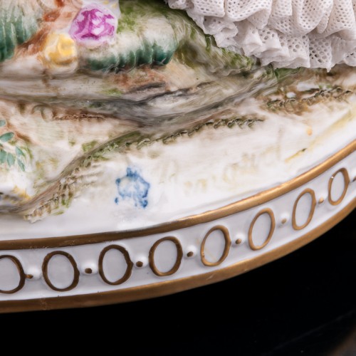 Императрица Евгения в Трианоне, кружевная, Volkstedt, Германия, сер. 20 в