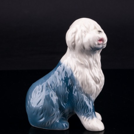Фарфоровая статуэтка собаки Бобтейл (староанглийская овчарка), Goebel, Германия, до 1990 г.