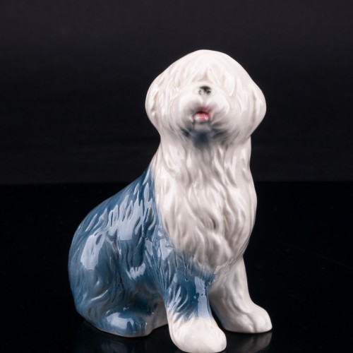 Фарфоровая статуэтка собаки Бобтейл (староанглийская овчарка), Goebel, Германия, до 1990 г.