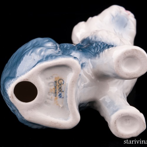 Фарфоровая статуэтка собаки Бобтейл (староанглийская овчарка), Goebel, Германия, до 1990 г.