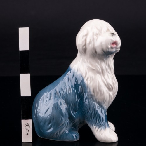 Фарфоровая статуэтка собаки Бобтейл (староанглийская овчарка), Goebel, Германия, до 1990 г.