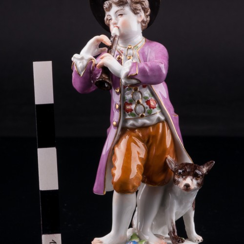 Мальчик с собакой, Meissen, Германия, 1960 г