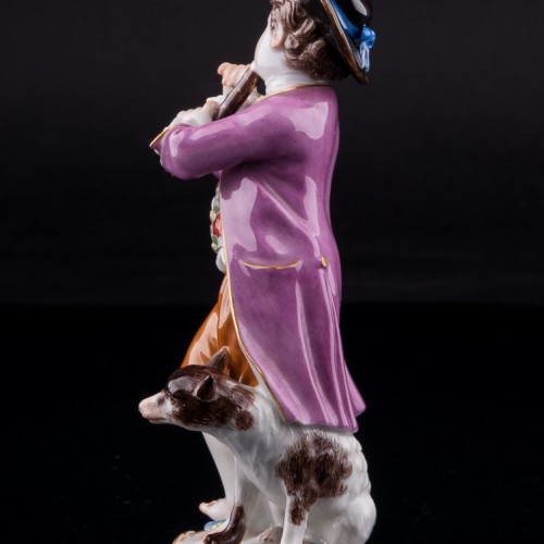 Мальчик с собакой, Meissen, Германия, 1960 г