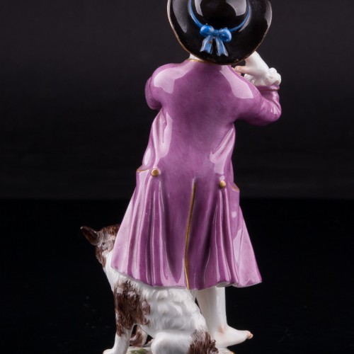 Мальчик с собакой, Meissen, Германия, 1960 г