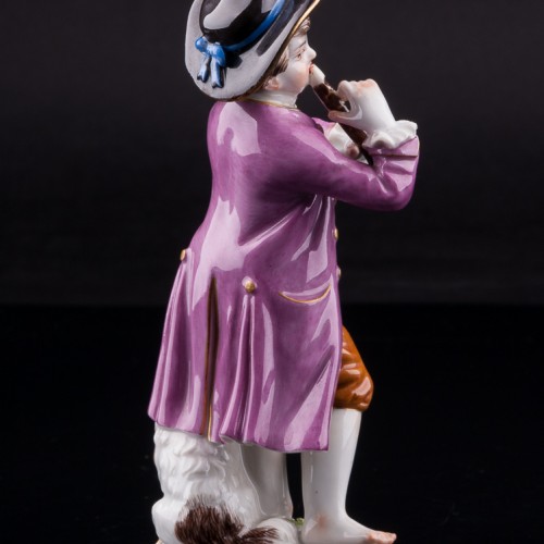 Мальчик с собакой, Meissen, Германия, 1960 г