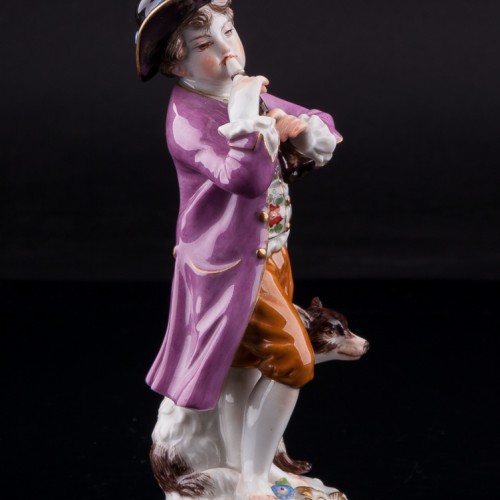 Мальчик с собакой, Meissen, Германия, 1960 г