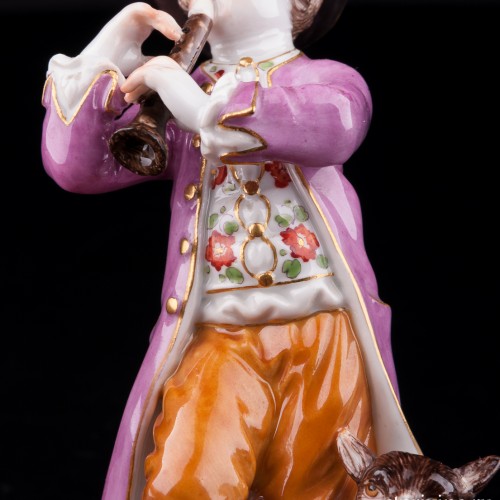 Мальчик с собакой, Meissen, Германия, 1960 г