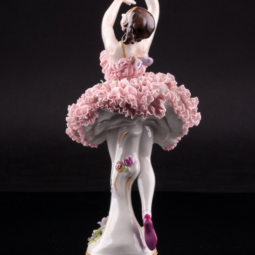 Балерина-бабочка, кружевная, Volkstedt, Германия, до 1935 г