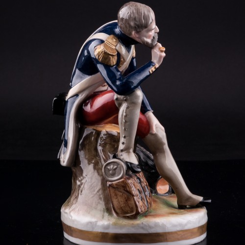 Солдат с трубкой на привале, Ludwigsburg, Германия, кон. 19 в