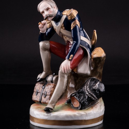 Солдат с трубкой на привале, Ludwigsburg, Германия, кон. 19 в