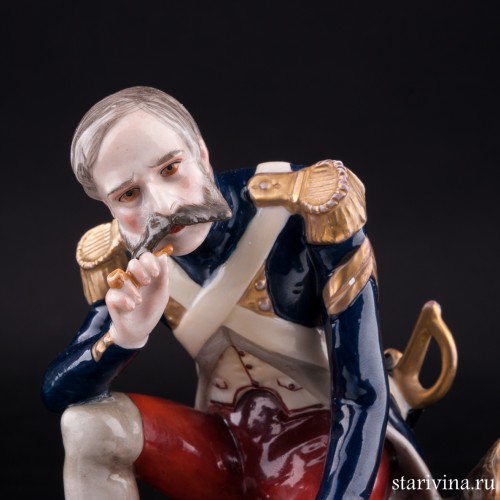 Солдат с трубкой на привале, Ludwigsburg, Германия, кон. 19 в