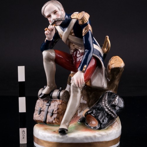 Солдат с трубкой на привале, Ludwigsburg, Германия, кон. 19 в