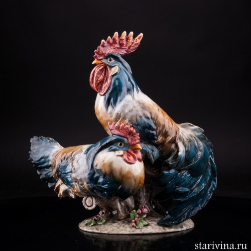 Петух и курица, Италия, сер. 20 в