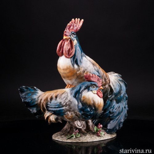 Петух и курица, Италия, сер. 20 в