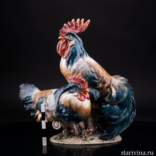 Петух и курица, Италия, сер. 20 в