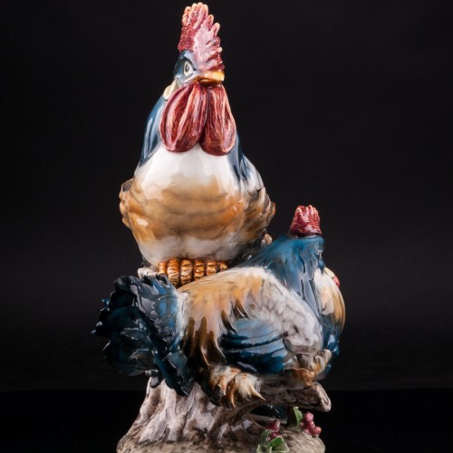 Петух и курица, Италия, сер. 20 в