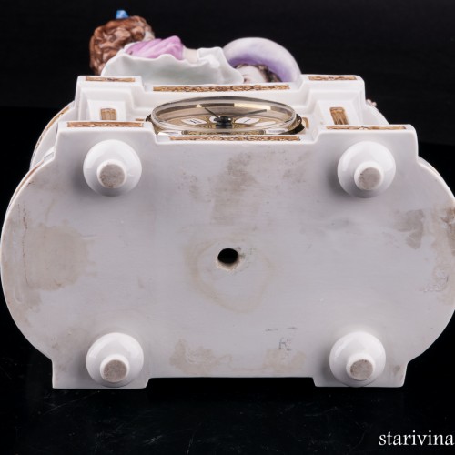 Фарфоровые часы Танцующие дети, Германия, 19 в