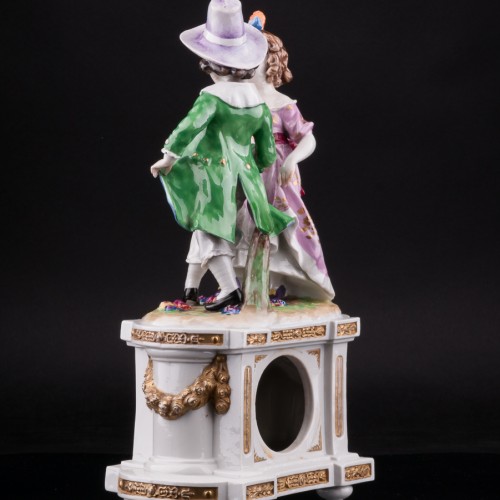 Фарфоровые часы Танцующие дети, Германия, 19 в