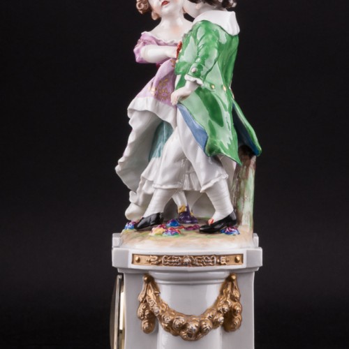 Фарфоровые часы Танцующие дети, Германия, 19 в