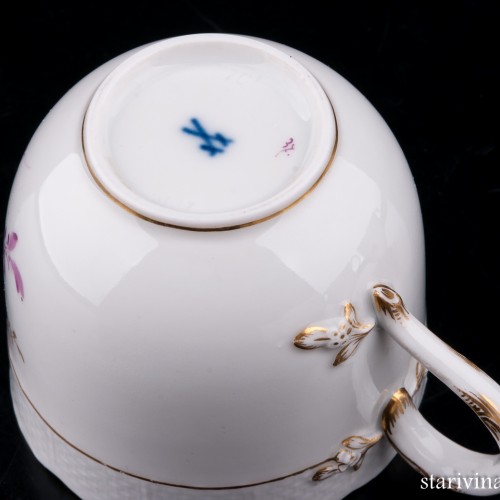 Кофейный сервиз на 6 персон, 22 предмета, Meissen, Германия, пер. пол. 20 в